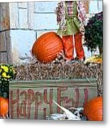 Happy Fall Metal Print