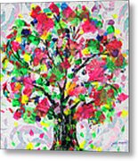 Happy Tree By Jan Marvin Metal Print