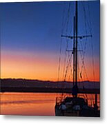 Harbor Sunrise Metal Print