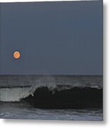 Harvest Moon Seaside Park Nj Metal Print