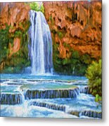 Havasu Falls Metal Print