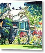 Hawaiian Cottage 3 Metal Print