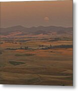 Hazy Palouse Metal Print