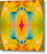 Heavenly Bliss Abstract Healing Artwork By Omaste Witkowski Metal Print