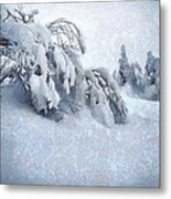 Heavy Burden Metal Print