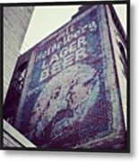 Heidelberg Beer Ghostsign In Portland Metal Print