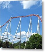 Hershey Park - Storm Runner Roller Coaster - 12126 Metal Print