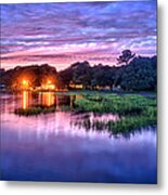 Hilton Head Evening Marsh Metal Print