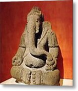 Hindu Statue God Ganesha Metal Print