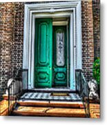Historic Charleston Sc Door Metal Print
