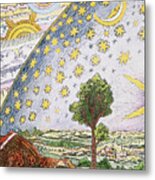 Historical Artwork Of The Mechanics Of The Heavens Metal Print