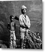 History 20st Century Person Black-and-white Art 648 Metal Print