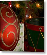 Holiday In Red Metal Print