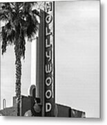 Hollywood Landmarks - Hollywood Theater Metal Print