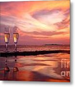 Honeymoon - A Heart In The Sky Metal Print