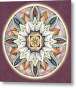 Honor Mandala Metal Print