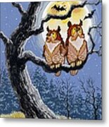 Hooty Whos There Metal Print