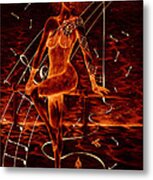 Horizon Of Fire Metal Print