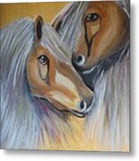 Horse Duo Metal Print