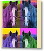 Horse Of A Different Color Metal Print
