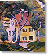 House In A Landscape Metal Print