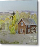 House On The Hill Metal Print
