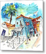 Houses In Moita In Portugal Metal Print