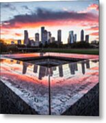 Houston Police Memorial Metal Print