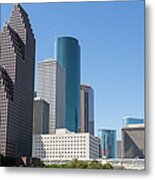 Houston Skyline Metal Print