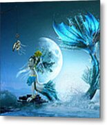 How To Catch A Mermaid Metal Print