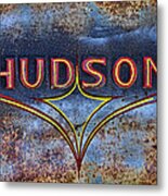 Hudson Truck Tailgate Metal Print