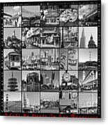 I Left My Heart In San Francisco 20150103 Bw With Text Metal Print