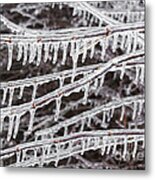 Ice Abstract 2 Metal Print