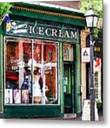 Alexandria Va - Ice Cream Parlor Metal Print