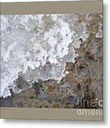 Ice Edges-iv Metal Print