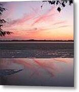 Ice Out On Elk Lake Metal Print