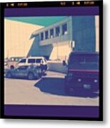 Iconic Vehicle Parking Only Metal Print