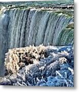 Icy  Niagara Falls Metal Print