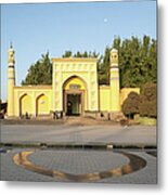 Id Kah Mosque In Kashgar, Xinjiang Metal Print