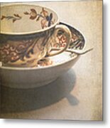 Imari Cup And Saucer Metal Print