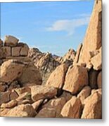 In Between The Rocks Metal Print