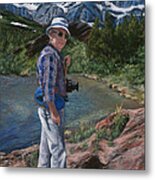 In His Element Metal Print