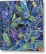In The Conservatory - 6th Center - Indigo Metal Print