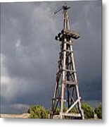 Incoming Storm On The High Plains Vertical Metal Print