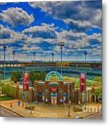 Indianapolis Indians Victory Field Metal Print