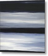 Indigo Blur I Metal Print