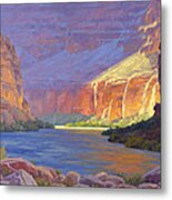Inner Glow Of The Canyon Metal Print
