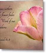 Inspirational Tulip Metal Print