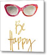 Inspired Sunglasses I Metal Print