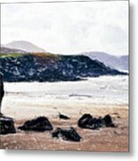 Irish Coast Acanthus Metal Print